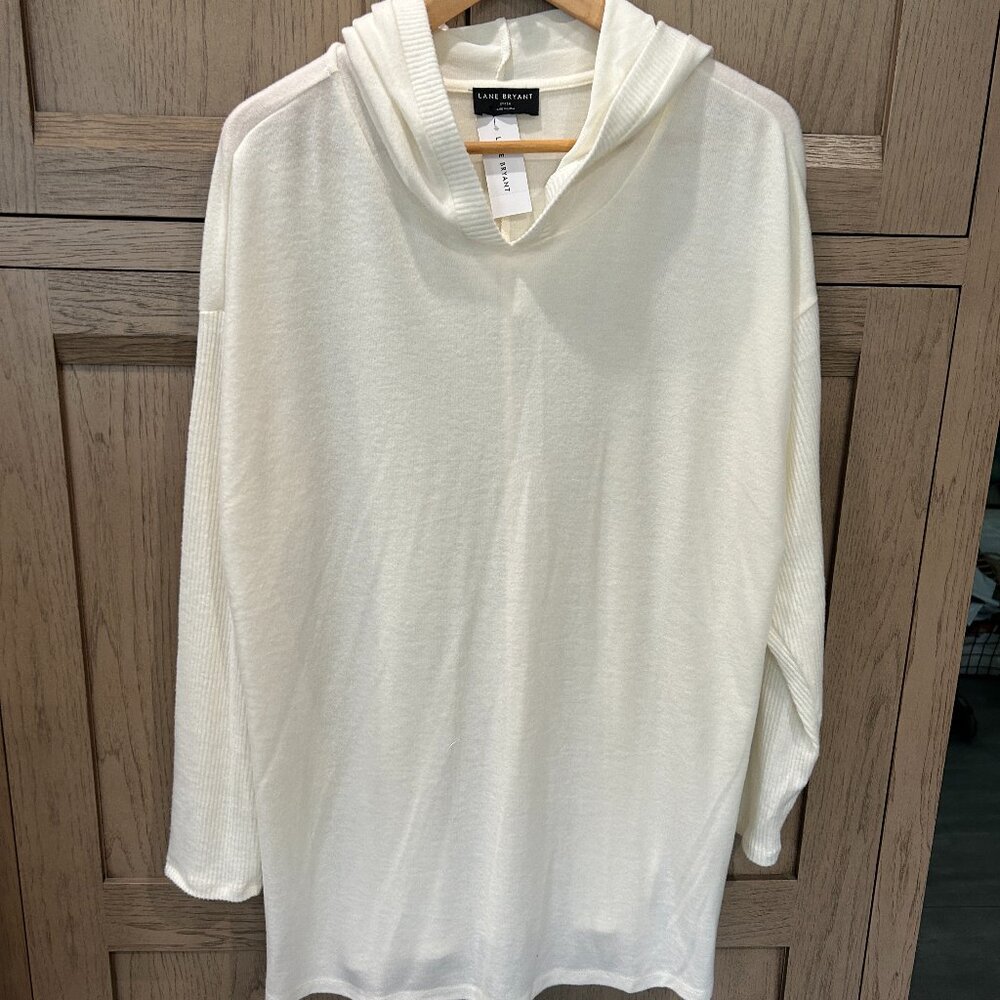 NWT Lane Bryant Knit Hooded Pull-Over Ladies Size 14/16